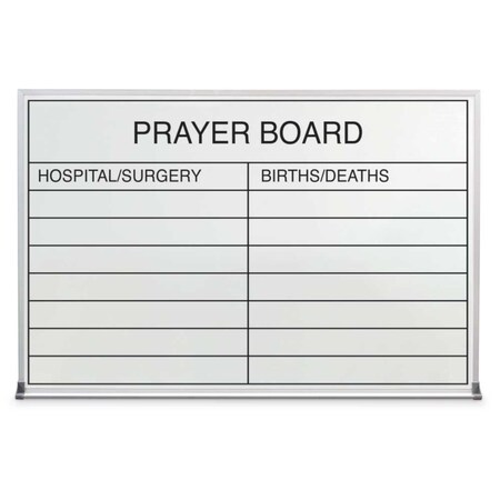 United Visual Products Corkboard, Fabrc, 3 Door, Satin/Surf, 72x48" UV307-SATIN-SURF